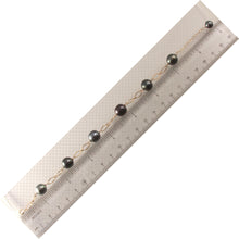 Load image into Gallery viewer, Unisex Tahitian Black Pearl Bracelet in 14K Gold Filled