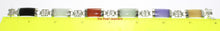 Load image into Gallery viewer, Multi-Color Jade Bracelet with Chinese Characters β Sterling Silver 925