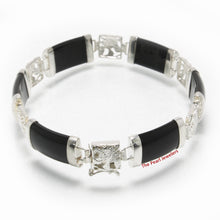 Load image into Gallery viewer, Black Onyx Dragon Partition Bracelet β 925 Sterling Silver