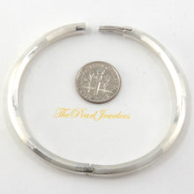 Load image into Gallery viewer, Handmade Two-Tone Open Bangle Bracelet β 925 Sterling Silver