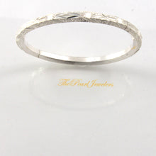 Load image into Gallery viewer, Diamond Cut Open Bangle Bracelet β 925 Sterling Silver