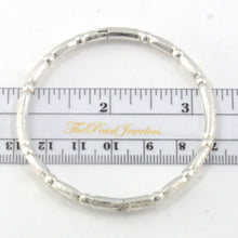 Load image into Gallery viewer, Diamond Cut Open Bangle Bracelet β 925 Sterling Silver