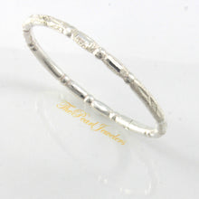 Load image into Gallery viewer, Diamond Cut Open Bangle Bracelet β 925 Sterling Silver
