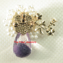 Load image into Gallery viewer, 9700010-Handcrafted-Amazing-Gemstone-Flower-Brooch-Pin-Pendant