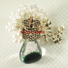 Load image into Gallery viewer, 9700013-Handcrafted-Elegant-Beautiful-Quartz-Crystal-Flower-Brooch-Pendant