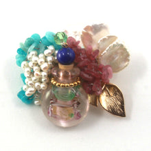 Load image into Gallery viewer, 9700080-Handcrafted-Elegant-Beautiful-Keshi-Pearl-Flower-Brooch-Pin-Pendant