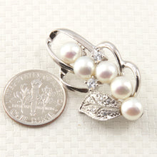 Load image into Gallery viewer, 9700100-Handcrafted-White-Pearl -Flower-Design-Brooch-Pin