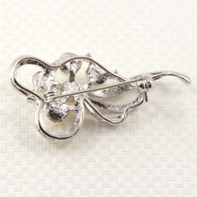 Load image into Gallery viewer, 9700101-Handcrafted-White-Pearl -Flower-Design-Brooch-Pin