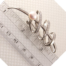 Load image into Gallery viewer, 9700105-Handcrafted-White-Pearl-Unique-Design-Brooch-Pin