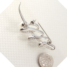 Load image into Gallery viewer, 9700105-Handcrafted-White-Pearl-Unique-Design-Brooch-Pin