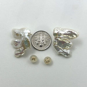 1000580-14k-Yellow-Gold-Genuine-Baroque-White-Biwa-Pearl-Stud-Earrings