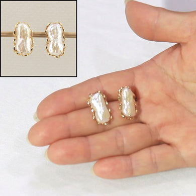 1000760D-14k-Gold-Hand-Crafted-Genuine-White-Biwa-Pearl-Stud-Earrings