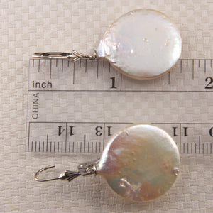 1000915H-14k-Gold-Leverback-Genuine-White-Coin-Pearl-Earrings