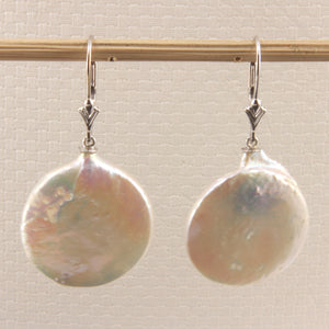 1000915H-14k-Gold-Leverback-Genuine-White-Coin-Pearl-Earrings