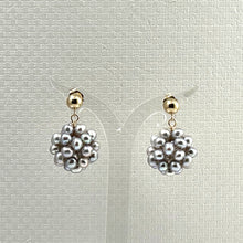 Load image into Gallery viewer, 1003914 FRESHWATER CULTURED PEARL DANGLE EARRINGS 14K YELLOW GOLD