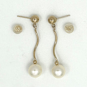 1025340-14k-Yellow-Gold-Spiral-Tube-White-Cultured-Pearl-Dangle-Earrings