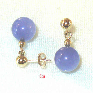 1100162-14k-Yellow-Gold-Ball-Dangle-Lavender-Jade-Bead-Stud-Earrings