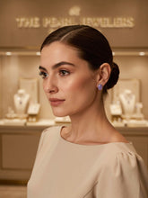 Load image into Gallery viewer, 14K Yellow Gold Oval Lavender Jade Cabochon Stud Earrings