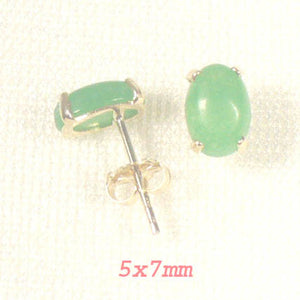 1100263-14k-Yellow-Gold-Cabochon-Oval-Shaped-Green-Jade-Stud-Earrings