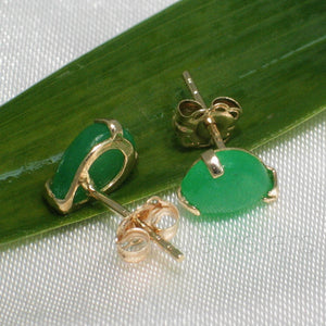 1100293-14k-Yellow-Gold-Pear-Cabochon-Green-Jade-Stud-Earrings