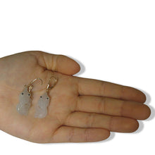 Load image into Gallery viewer, 14K Yellow Gold Hand-Carved Goldfish Jadeite Earrings