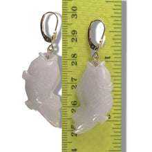 Load image into Gallery viewer, 14K Yellow Gold “Good Fortune” Carp Jadeite Earrings