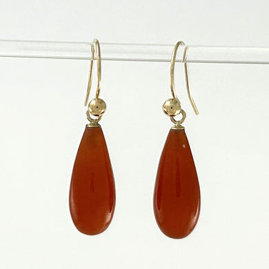 1103234-Red-Jade-14Kt-Yellow-Gold-Hook-Earrings