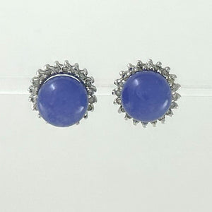 1189997-Real-14k-White-Gold-Diamond-Lavender-Jade-Stud-Earrings