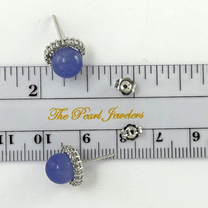 1189997-Real-14k-White-Gold-Diamond-Lavender-Jade-Stud-Earrings