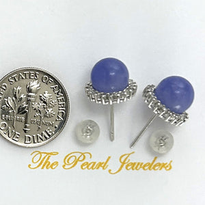 1189997-Real-14k-White-Gold-Diamond-Lavender-Jade-Stud-Earrings