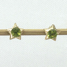 Load image into Gallery viewer, Beautiful Genuine Peridot Stud Earrings