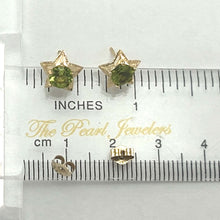 Load image into Gallery viewer, Beautiful Genuine Peridot Stud Earrings