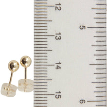 Load image into Gallery viewer, 14k Yellow Gold 4mm Ball Stud Earrings
