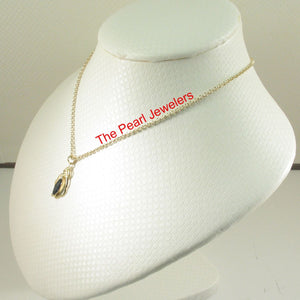 14K Yellow Gold Marquise Sapphire Pendant