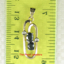 Load image into Gallery viewer, 14K Yellow Gold Sapphire &amp; Diamond Pendant