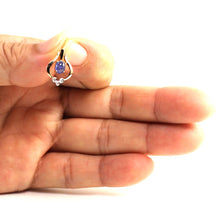 Load image into Gallery viewer, 14K Yellow Gold Sapphire &amp; Diamond Pendant