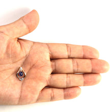 Load image into Gallery viewer, 14K Yellow Gold Sapphire &amp; Diamond Pendant