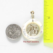 Load image into Gallery viewer, 14k Gold Blessing White MOP Pendant