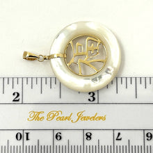 Load image into Gallery viewer, 14k Gold Blessing White MOP Pendant