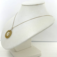 Load image into Gallery viewer, 14k Gold Blessing Yellow Jade Donut Pendant