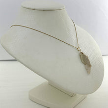 Load image into Gallery viewer, 14k Solid Yellow Gold Hand-Carved Carp Antique White Jadeite Pendant Necklace