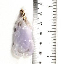 Load image into Gallery viewer, 14k Solid Yellow Gold Exquisite Carving Chayote Jade Pendant Necklace