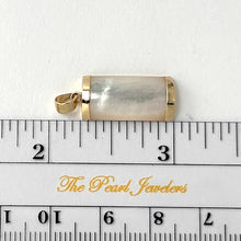Load image into Gallery viewer, 14k Gold Curve White MOP Pendant