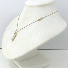 Load image into Gallery viewer, 14k Gold Curve White MOP Pendant