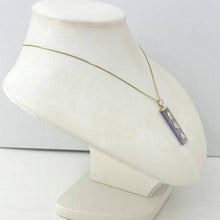 Load image into Gallery viewer, 14k Gold Good Fortune Lavender Jade Pendant
