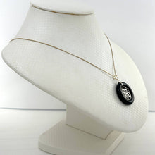 Load image into Gallery viewer, 14k Gold Joy Black Onyx Donut Pendant