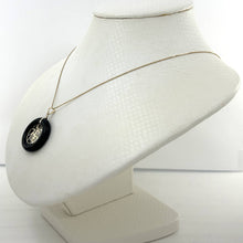 Load image into Gallery viewer, 14k Gold Joy Black Onyx Donut Pendant