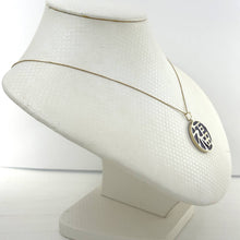 Load image into Gallery viewer, 14k Solid Yellow Gold Lavender Jade “Blessing (Fu)” Disc Pendant Necklace
