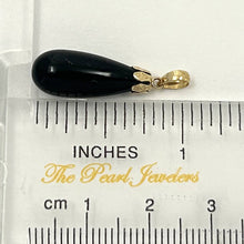 Load image into Gallery viewer, 14k Solid Yellow Gold Black Onyx Pendant Necklace