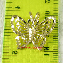 Load image into Gallery viewer, 14K Solid Yellow Gold Butterfly Pendant Charm